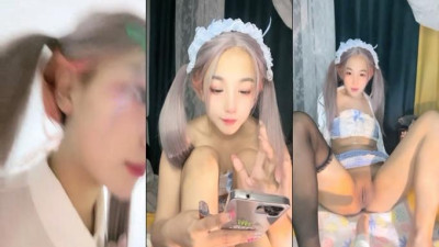 핑크 머리 미녀 교보!양갈래 묶고 허당!팬티를 헤치고 모비혈이 없고, 포격으로 삽소혈을 뽑습니다.