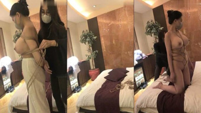  일품 거유 일본 소녀 생방송 끈 묶음, 노출 벗은 젖꼭지 전신 묶음 유혹