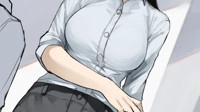 큰 OL 누나의 만화